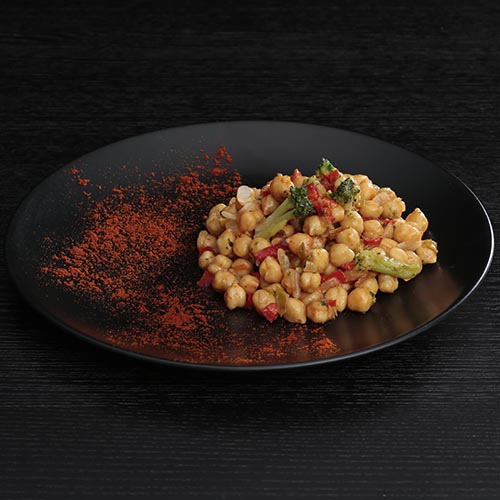 Garbanzos con verduras