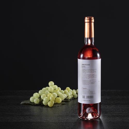 Botella de vino rosado Incògnit, D.O. Penedés