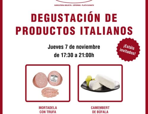 Degustación de nuevas delicatessen italianas