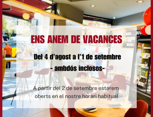 Ens anem de vacances!